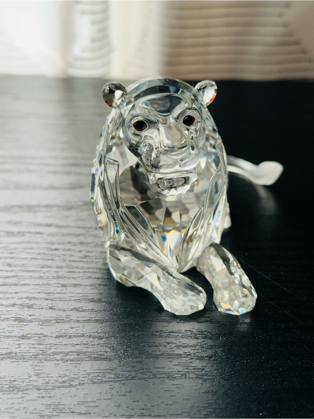 Swarovski Clear Crystal Lion Figurine - Picture 13 of 15